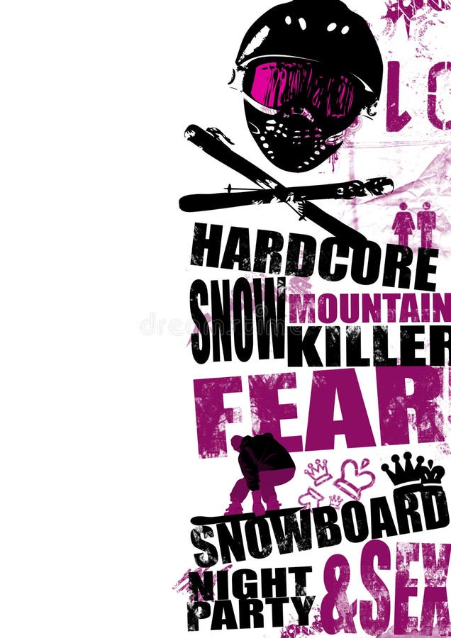 Snowboard background 1