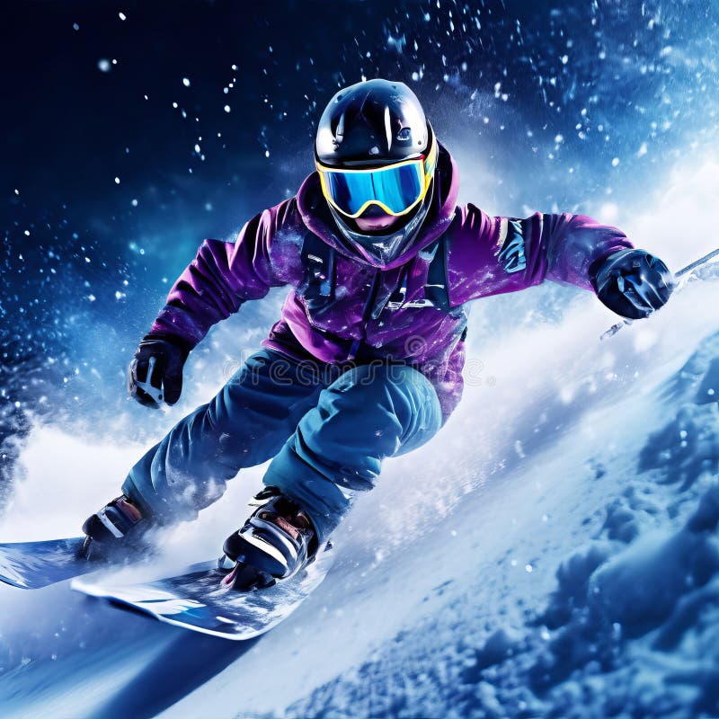 snowboarding showdown a scene where snowboarders race down snowy slopes that sparkle with cryst. snowboarding showdown a scene where snowboarders race down snowy slopes that sparkle with cryst