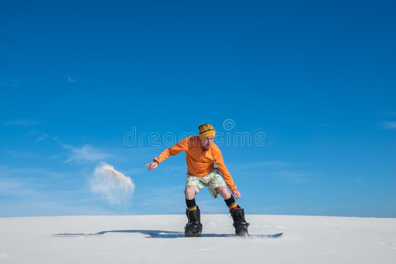 Snowboarder Landing Jump Sand Slope Stock Photos - Free & Royalty-Free ...