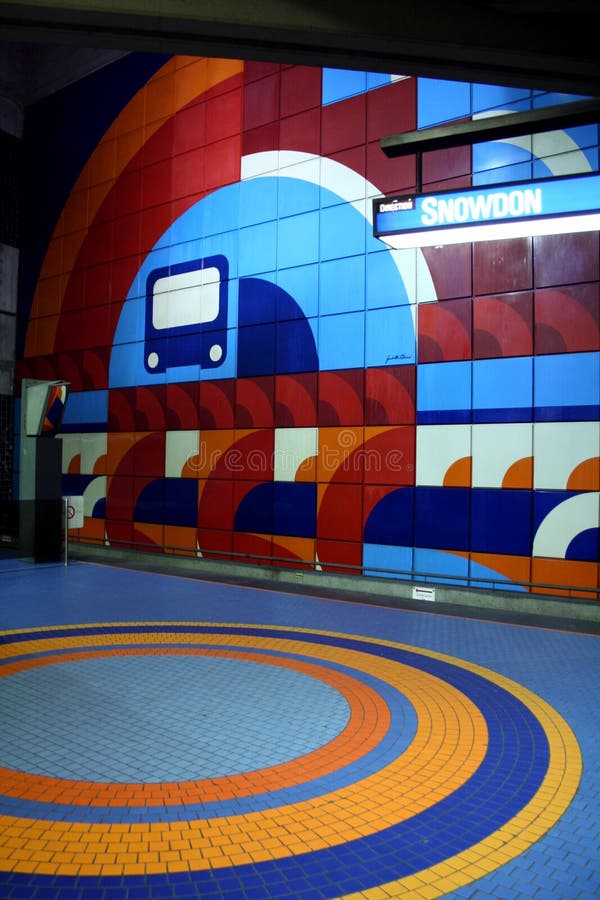 Snowdon metro station in Montreal, Canada
