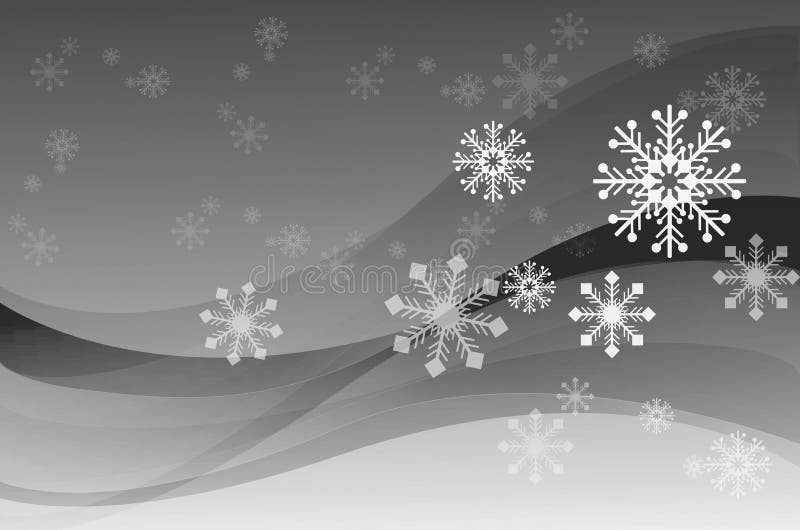The christmas background with snowing. Backdrop undulating illustrations