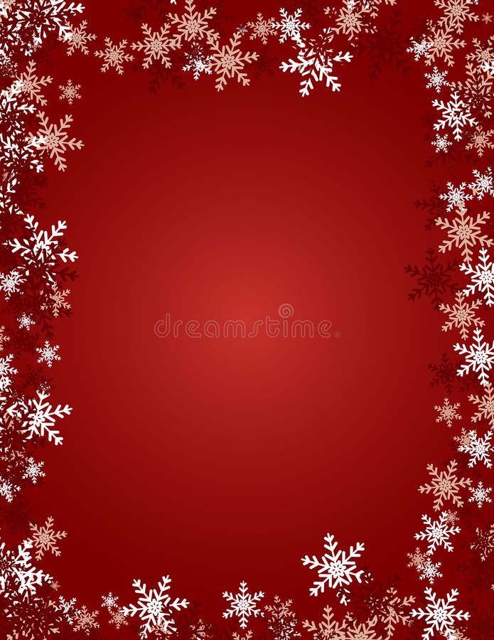 Snowflake Background - Red Stock Photos - Image: 6553683