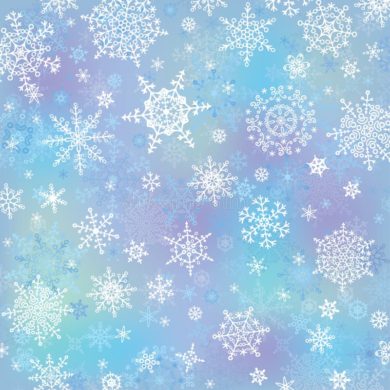 Snowflake on blur background.Winter vector