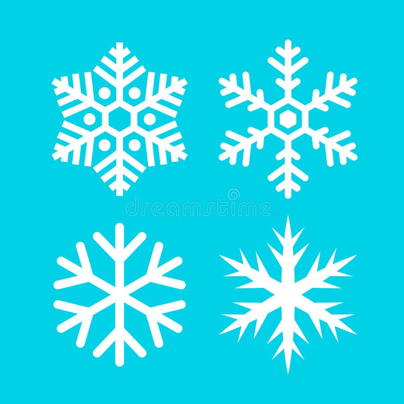Snowflake icon, Christmas vector ornament vector illustration