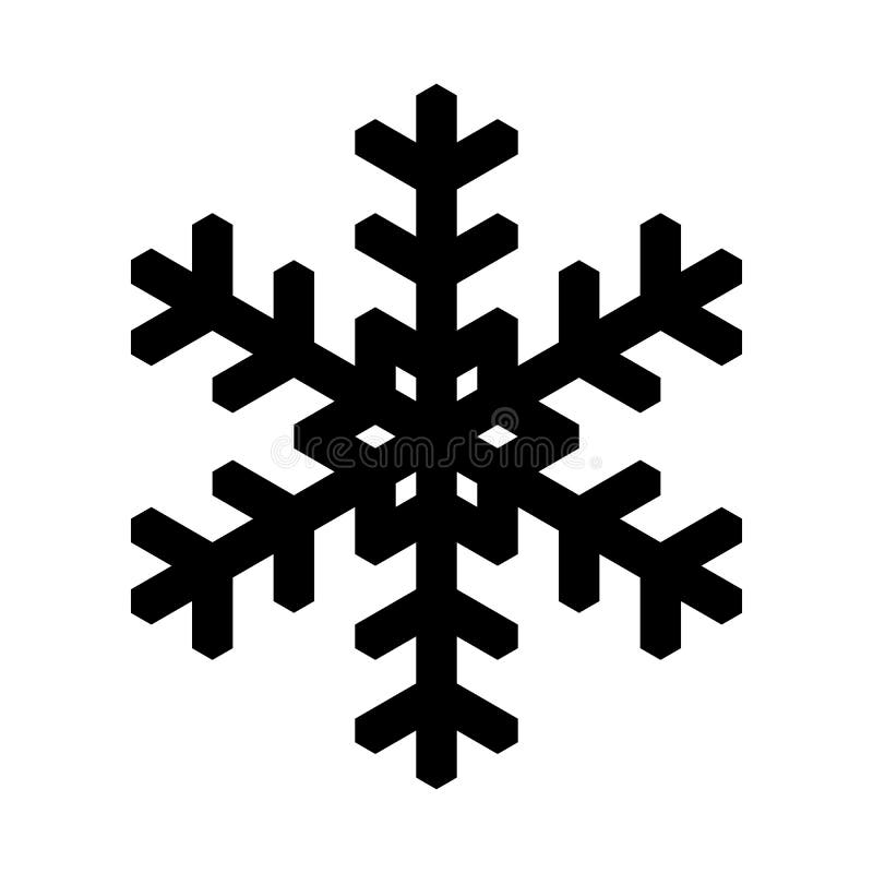 Snowflake Black And White Clip Art at  - vector clip art online,  royalty free & public domain