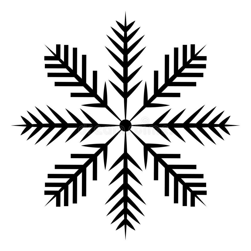 Snowflake icon vector illustration