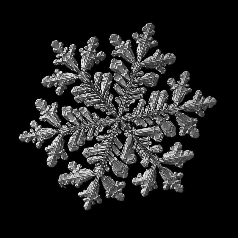 Snowflake isolated on black background royalty free stock photo Snowflake isolated on black background royalty free stock photo