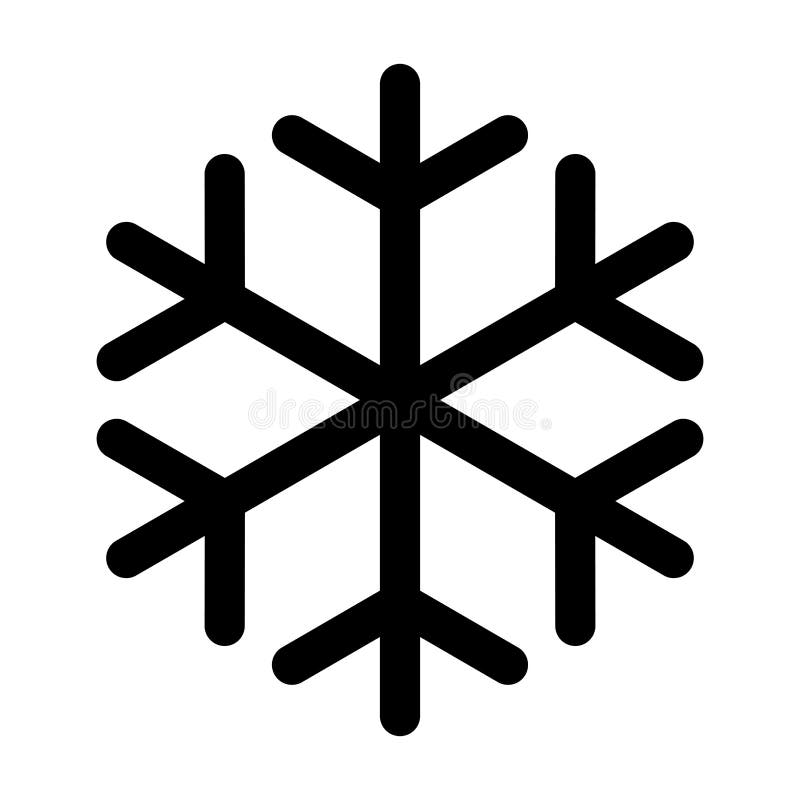 Snowflake Black And White Clip Art at  - vector clip art online,  royalty free & public domain