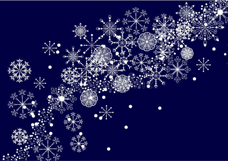 Snowflake vector background