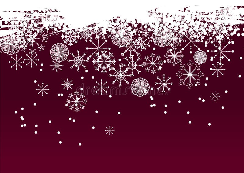 Snowflake vector background