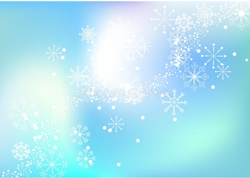 Snowflake vector background