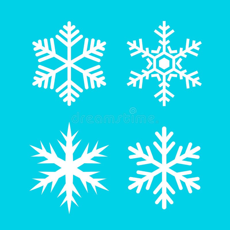 Snowflake vector icon royalty free illustration
