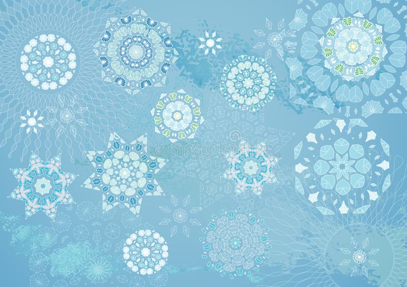 Snowflake,vector illustration stock illustration