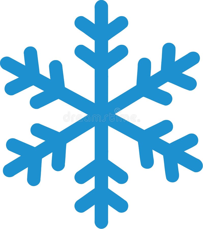 Snowflake winter icon