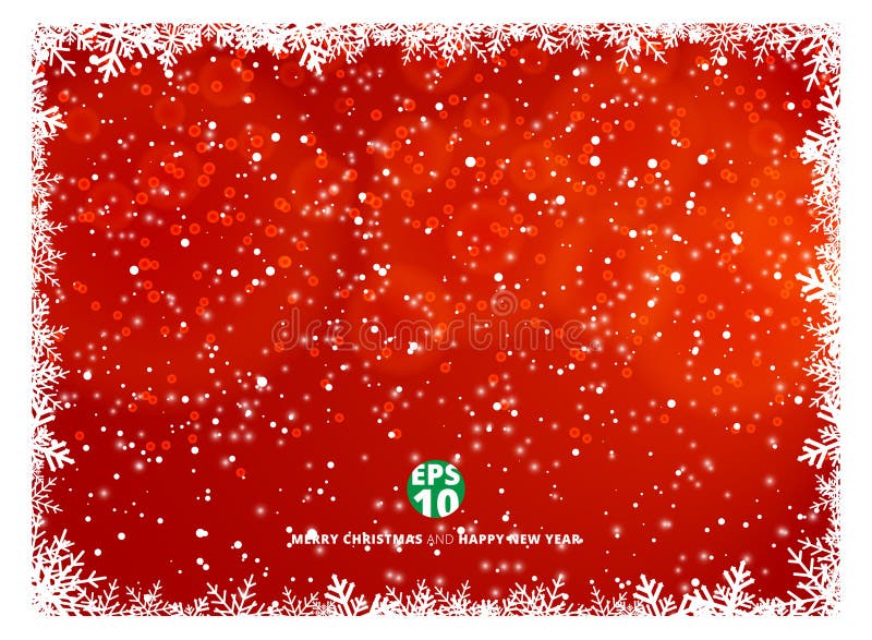 Snowflake χειμερινό κόκκινο υπόβαθρο πλαισίων με το χιόνι hol Χριστουγέννων διανυσματική απεικόνιση Snowflake χειμερινό κόκκινο υπόβαθρο πλαισίων με το χιόνι hol Χριστουγέννων διανυσματική απεικόνιση