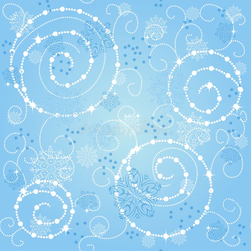 Snowflakes background