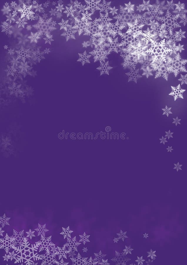 Snowflakes on Christmas royalty free stock photo