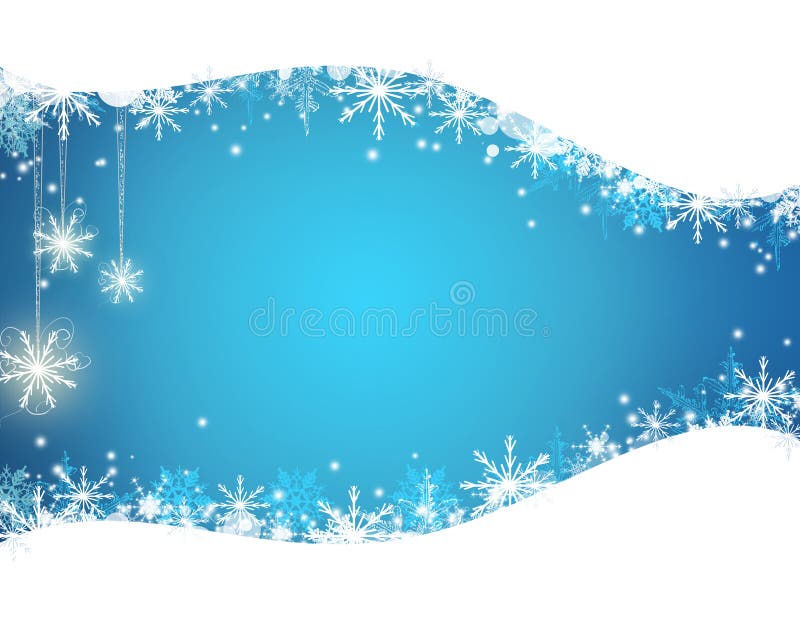 Snowflakes christmas card