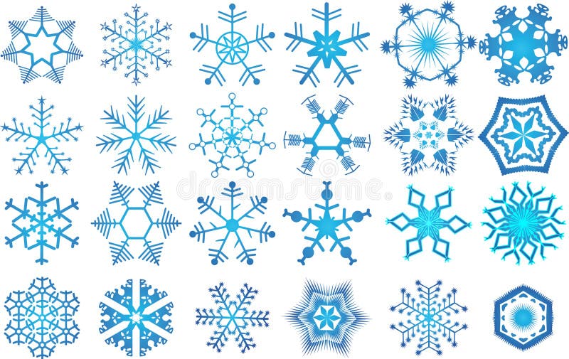 Snowflakes collection