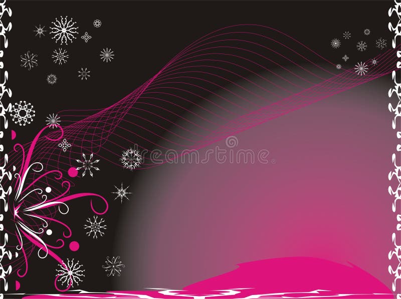 Snowflakes. Creative. Christmas background
