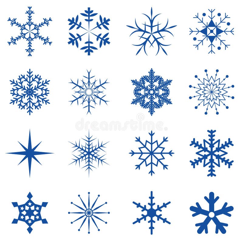 Snowflakes 01 stock vector. Illustration of snowflake - 1445335