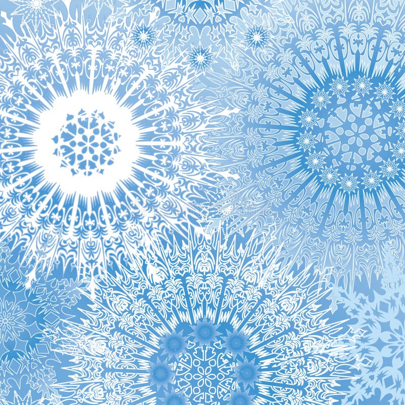 Download Snowflakes Seamless Background, Snow Lacy Pattern. Stock Vector - Illustration of celebration, decor: 27756597