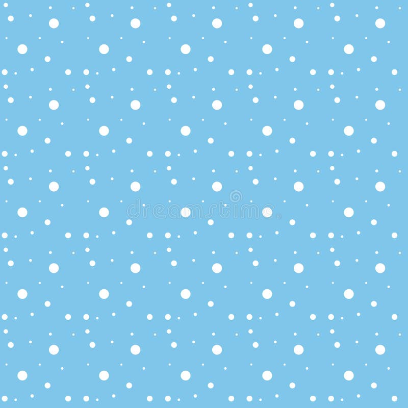 Snowflakes seamless pattern. Snow falls background. Vector illustration.