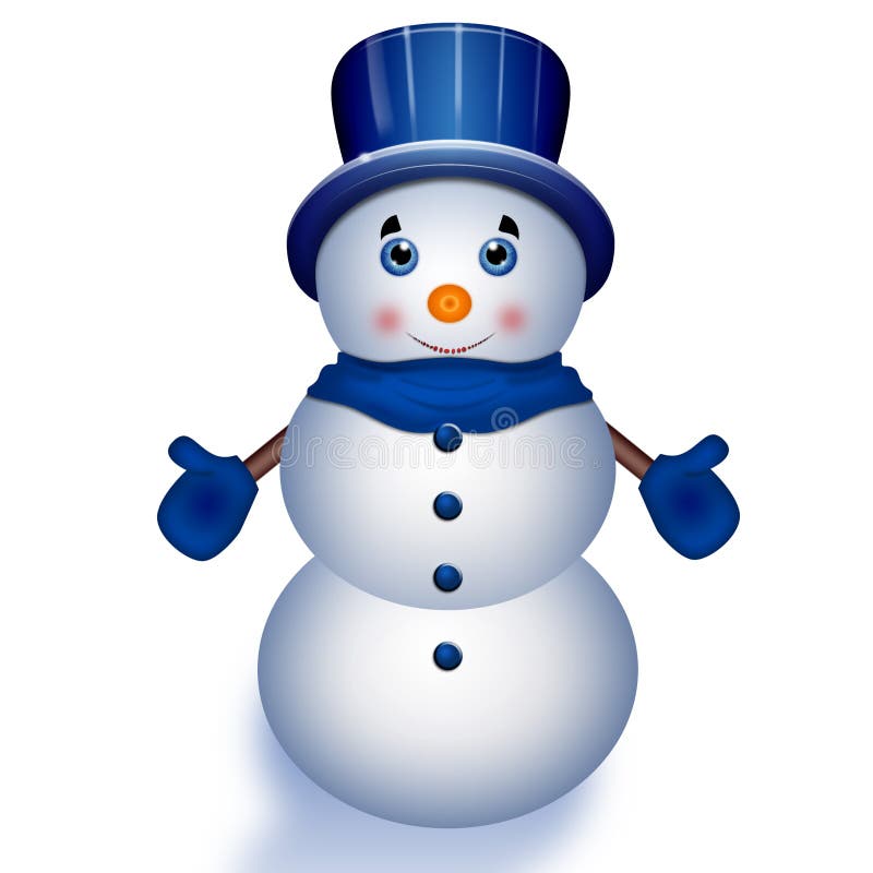 snowman buttons clipart