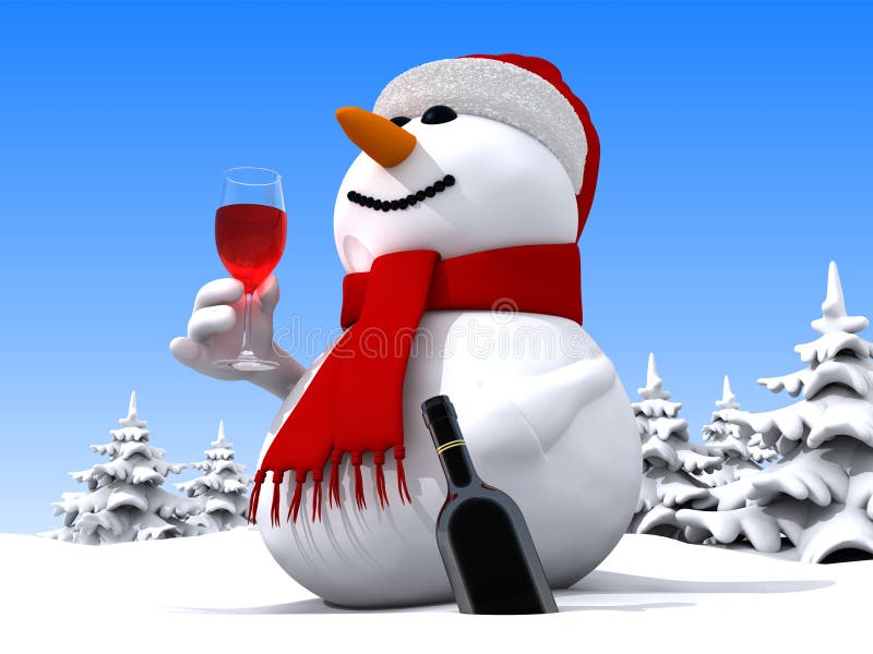 Drunk Snowman Stock Illustrations – 65 Drunk Snowman Stock