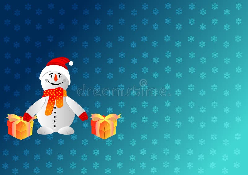 Snowman card