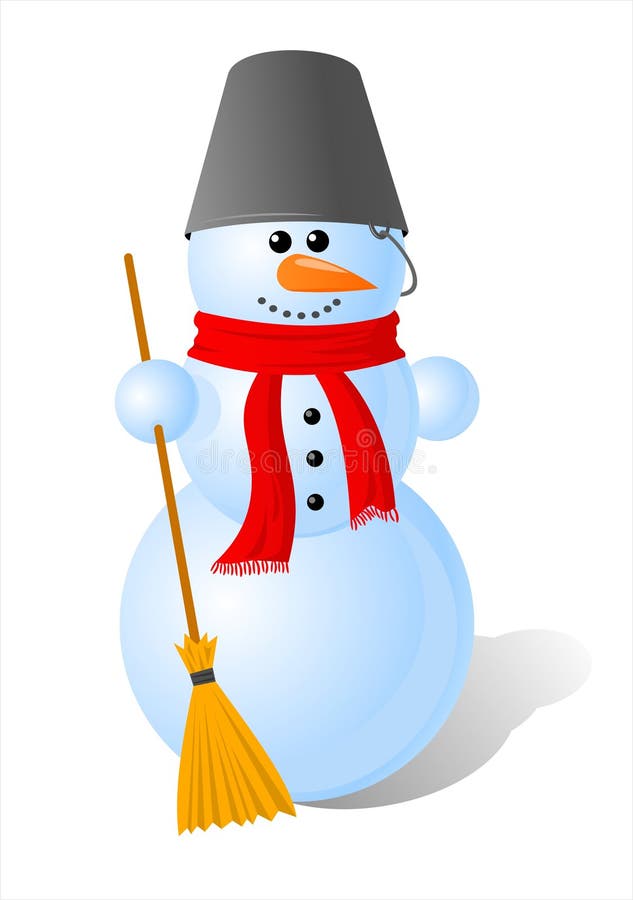 Snowman stock illustration. Illustration of snowman, creature - 66646265