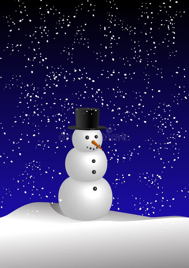 snowmanvektor stock illustrationer snowmanvektor stock illustrationer