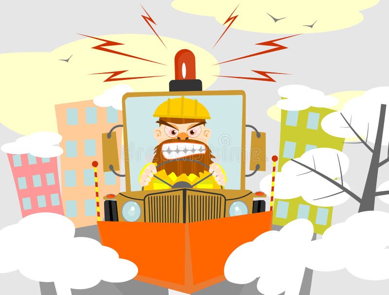 snowplow ilustración del vector snowplow ilustración del vector