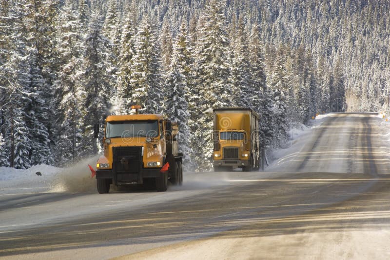 Snowplow and Semi