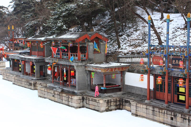 The snowscape of Summer Palace