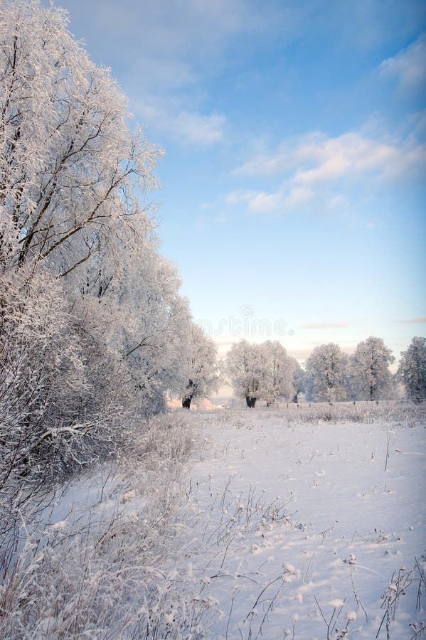 Winter landscape stock image. Image of nice, azure, north - 27825651