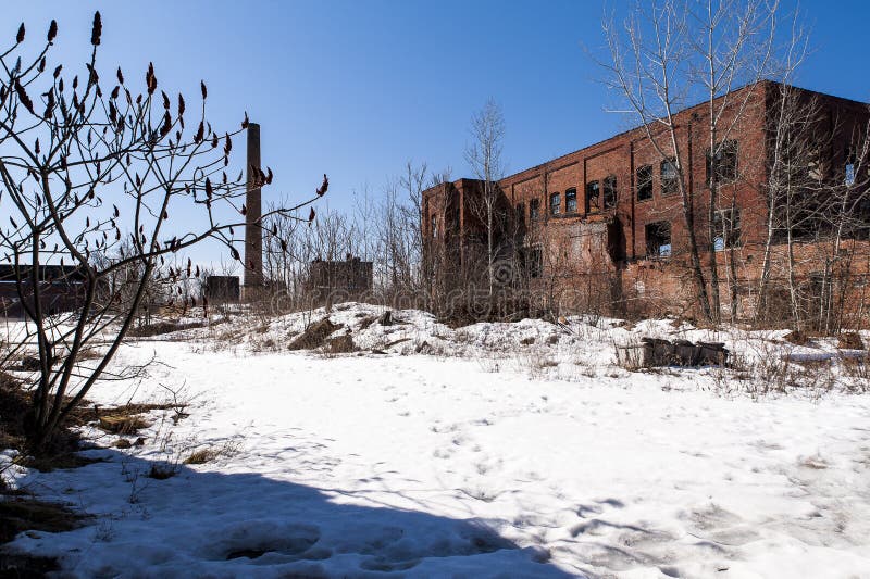 Abandoned Republic Rubber Factory - Youngstown, Ohio stock photography Abandoned Republic Rubber Factory - Youngstown, Ohio stock photography
