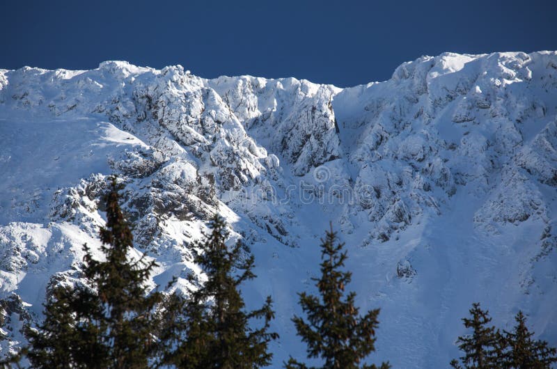 Snowy mountains