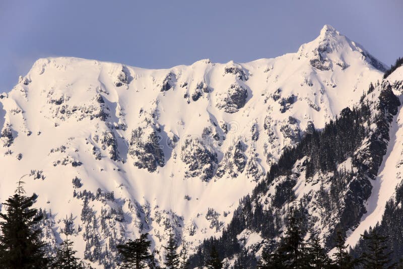 Snowy Mt Chikamin Peak Snoqualme Pass Washington