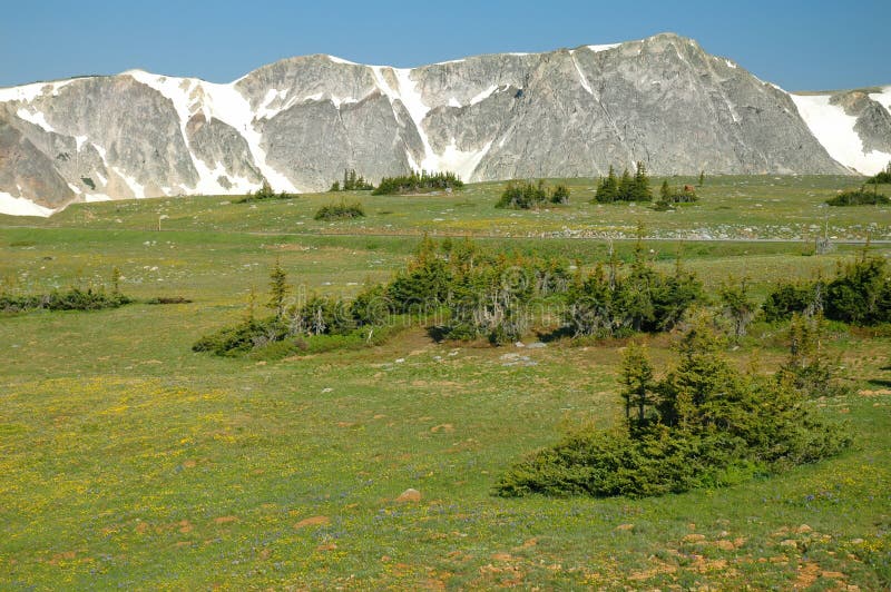 Snowy Range Wyoming stock image. Image of summer, mountain 4237143