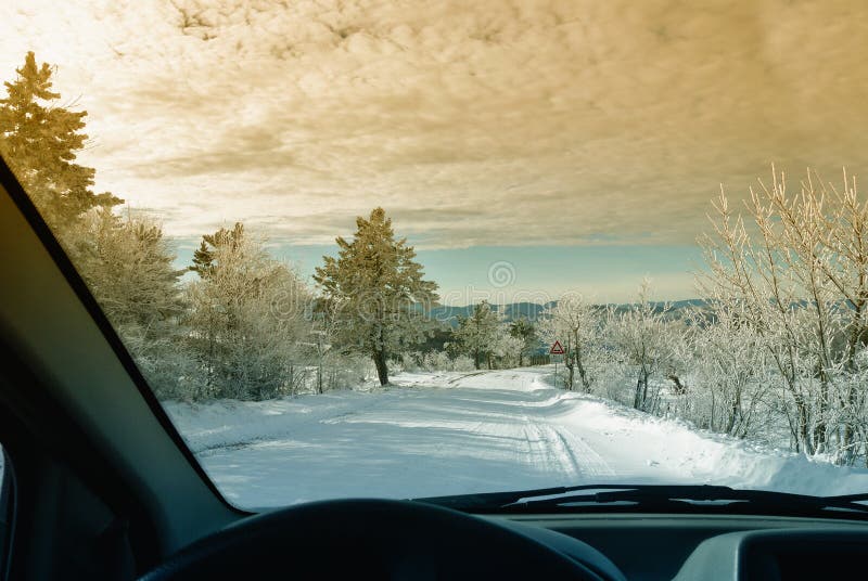 Snowy road