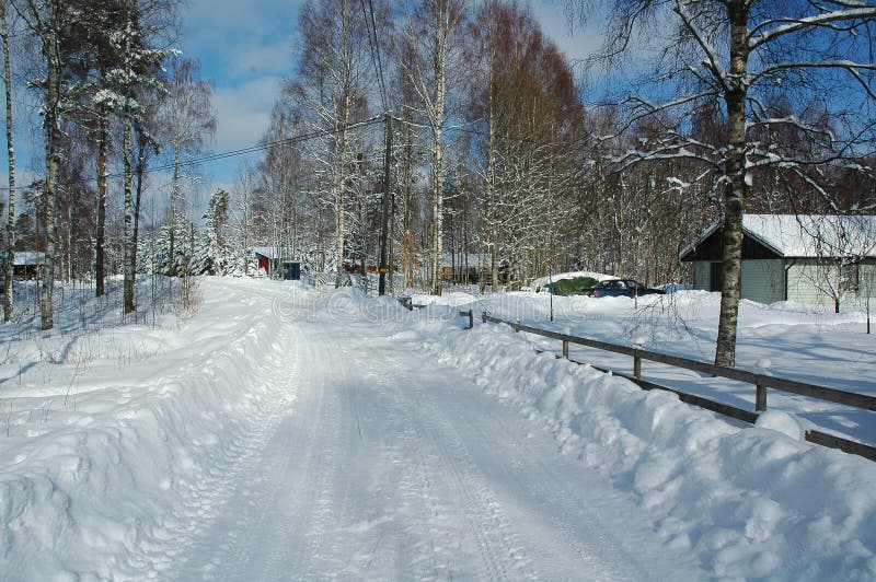 Snowy road