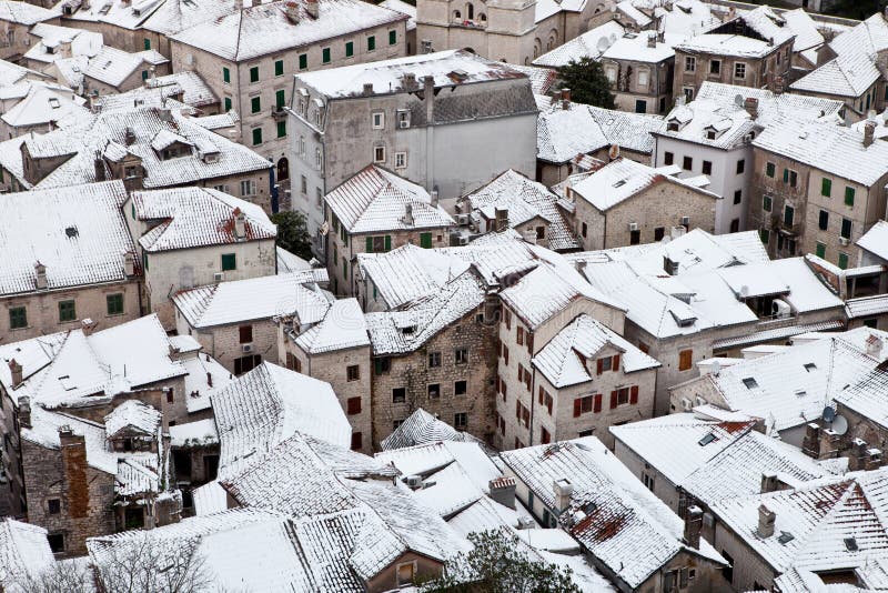 Snowy Rooftops