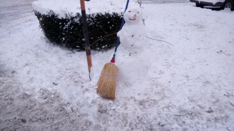 Snögubbe arkivfoton Snögubbe arkivfoton