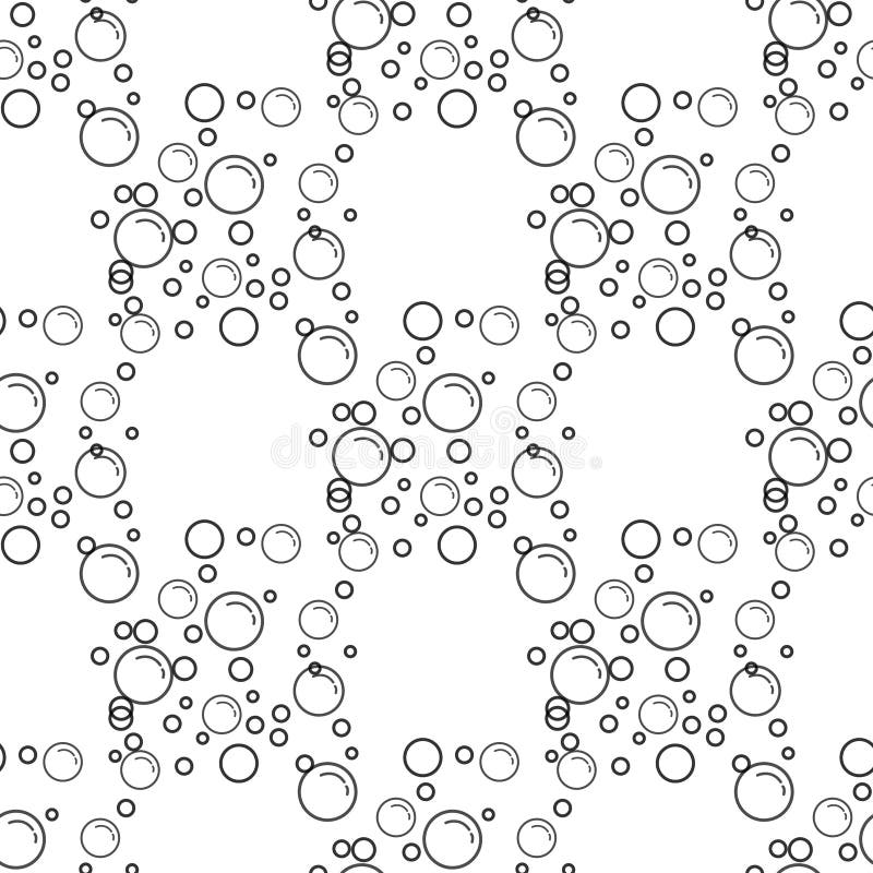 Soap bubble seamless pattern vector soda pop water bath duck rubber cartoon illustration shower repeat wallpaper tile