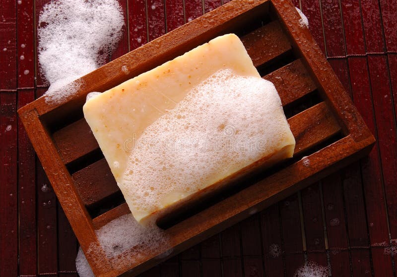 Soap in the Shower royalty free stock photography Soap in the Shower royalty free stock photography