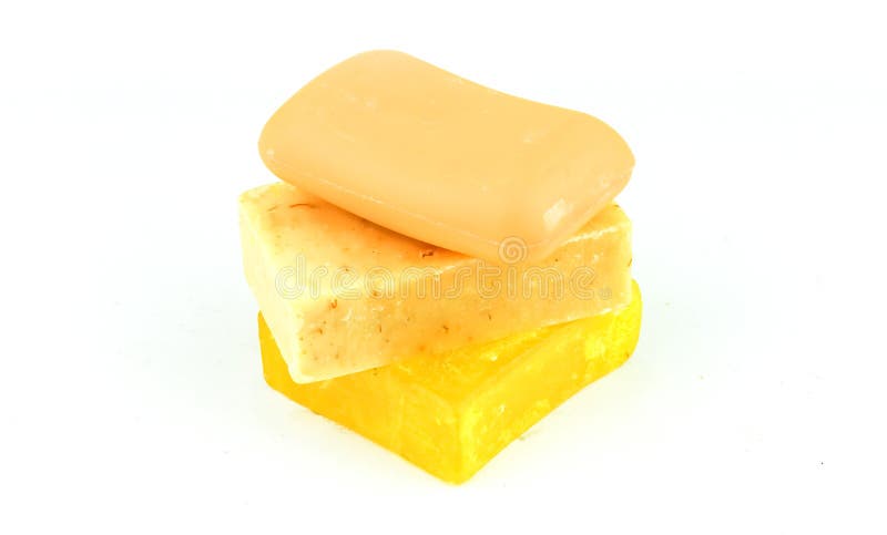 Soaps Isolated on White Background Stock Photo - Image of soaps, health