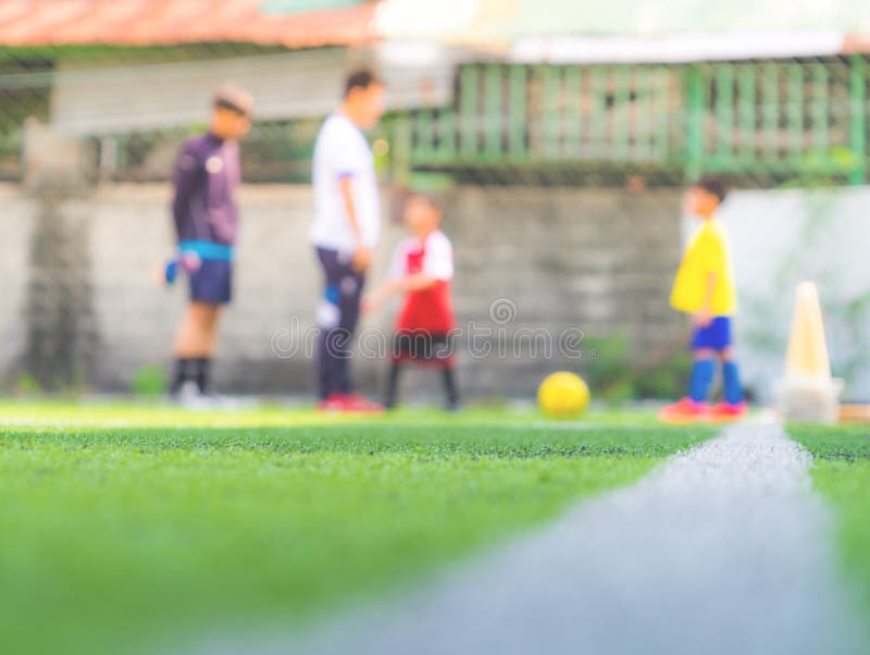 Soccer Academy for children training blurred for background royalty free stock photos Soccer Academy for children training blurred for background royalty free stock photos