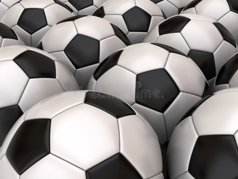 Soccer ball stock illustration. Illustration of black - 13133675