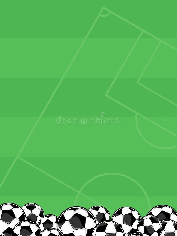 Soccer Ball Wallpaper Border